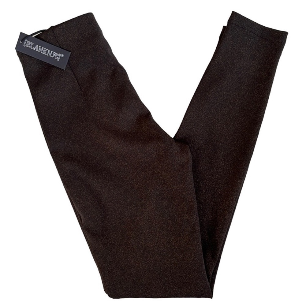 NWT BlankNYC Shimmer Ponte Knit Legging Pants